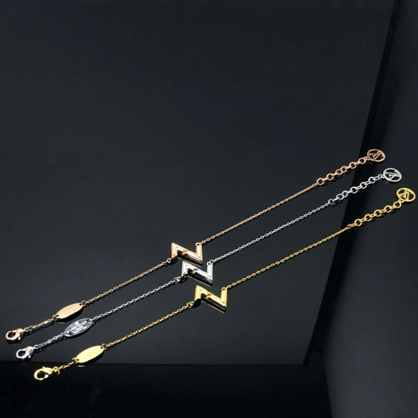 ˇShiny JewelryˇVOLT LV LOGO BRACELET