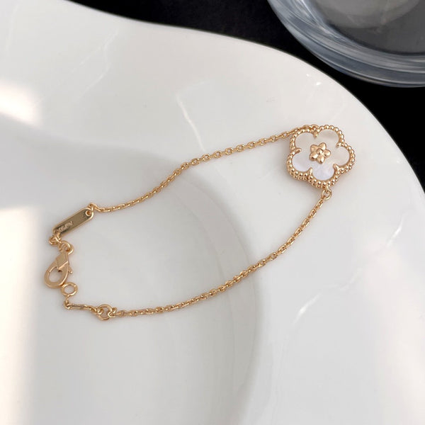 ˇShiny JewelryˇLUCKY SPRING ROSE GOLD MOP BRACELET