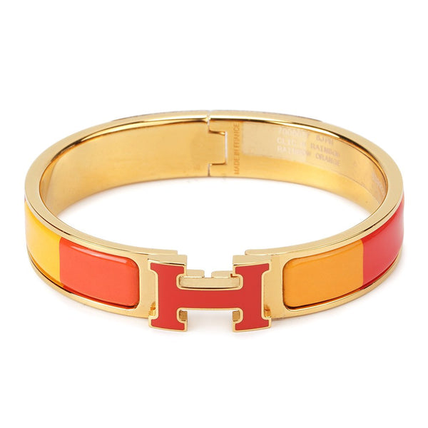 ˇShiny JewelryˇH BRACELET ORANGE RAINBOW CERAMIC