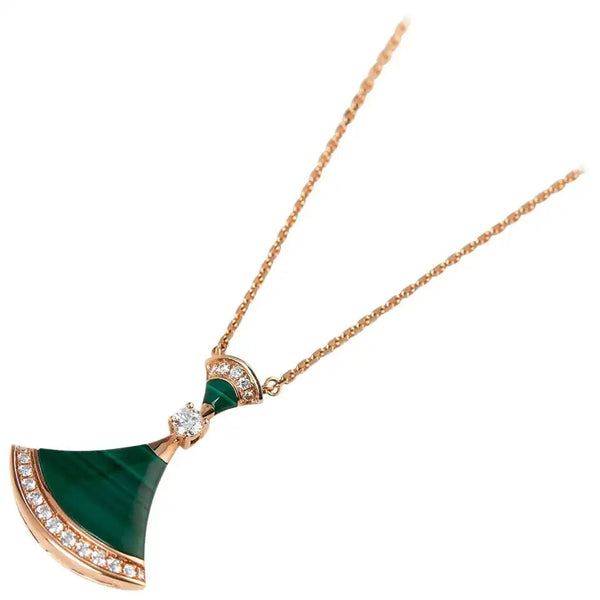 ˇShiny JewelryˇDREAM NECKLACE MALACHITE DIAMOND