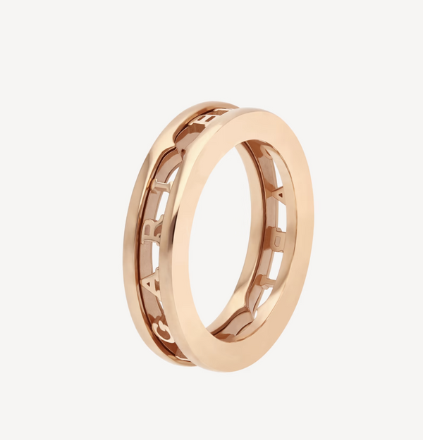 ˇShiny JewelryˇZERO 1 ONE-BAND WITH OPENWORK LOGO SPIRAL RING