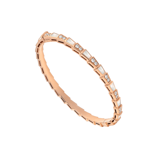 ˇShiny JewelryˇSERPENTI BRACELET PINK GOLD MOP DIAMOND