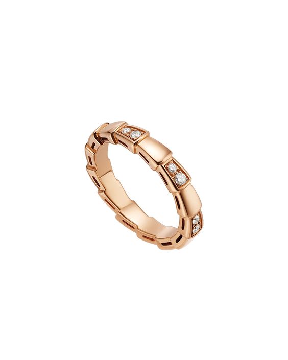 ˇShiny JewelryˇSERPENTI RING PINK GOLD  3MM