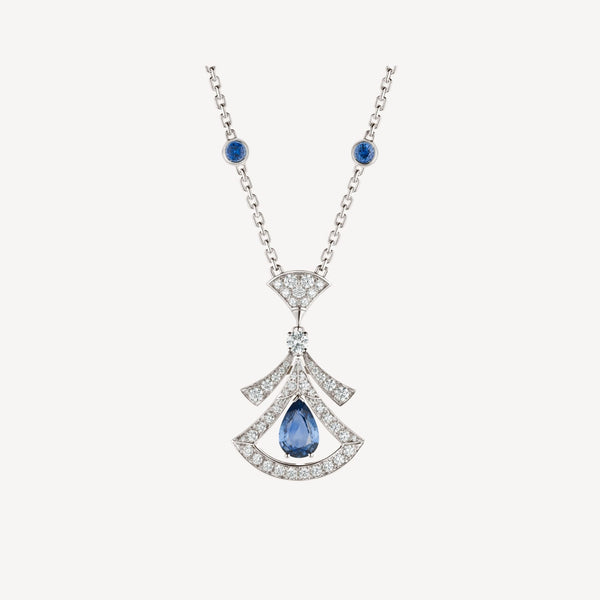 ˇShiny JewelryˇDREAM NECKLACE AGATE DIAMOND SILVER