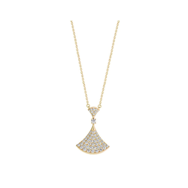 ˇShiny JewelryˇDREAM NECKLACE GOLD FULL DIAMOND