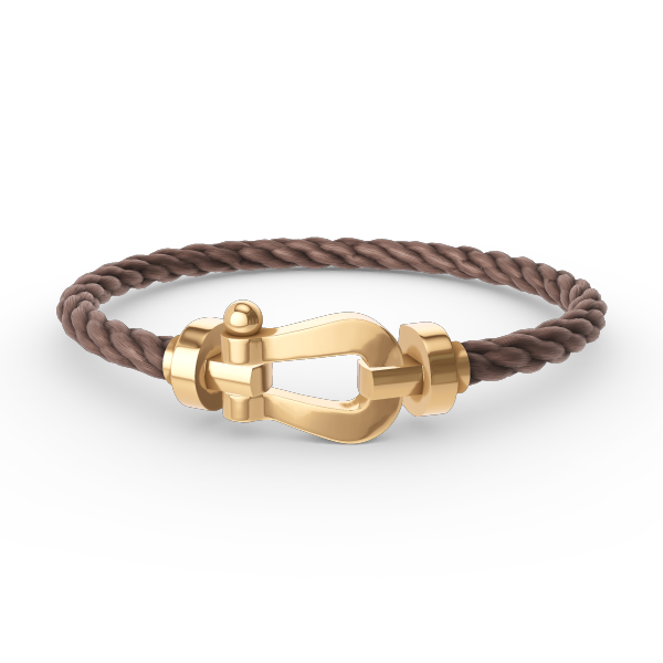 ˇShiny JewelryˇFORCE LARGE HORSESHOE NO DIAMOND BRACELET GOLD